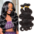 Body Wave Bundles Human Hair 12 14 16 18 20 22 24 26 30 32 40 Inch Human Hair Bundle 100% Unprocessed Brazilian Virgin Hair Bundles Human Hair Extensions for Black Women Natural Color