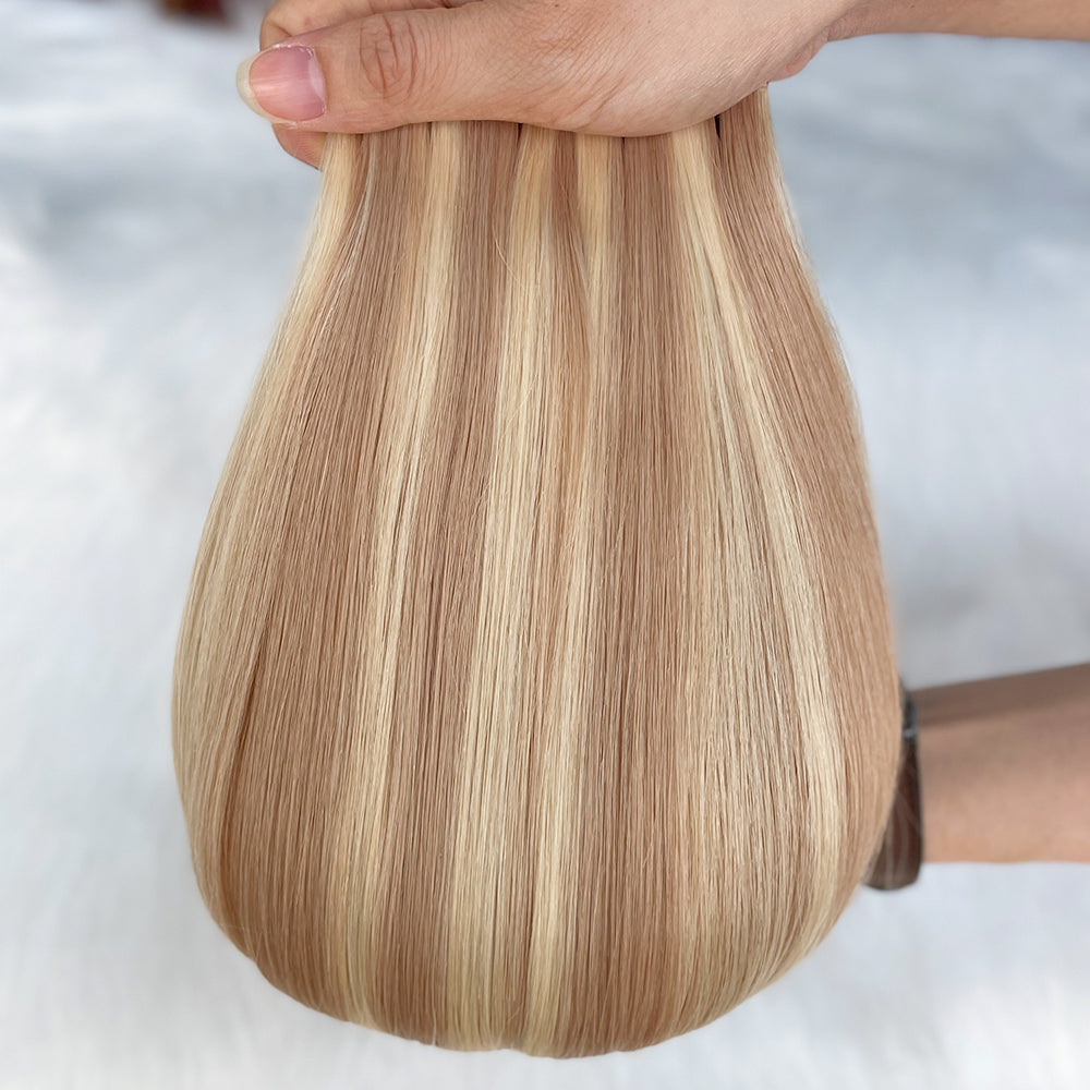 AngelBella Genius Weft Hair Extensions Remy Human Hair Piano Colors