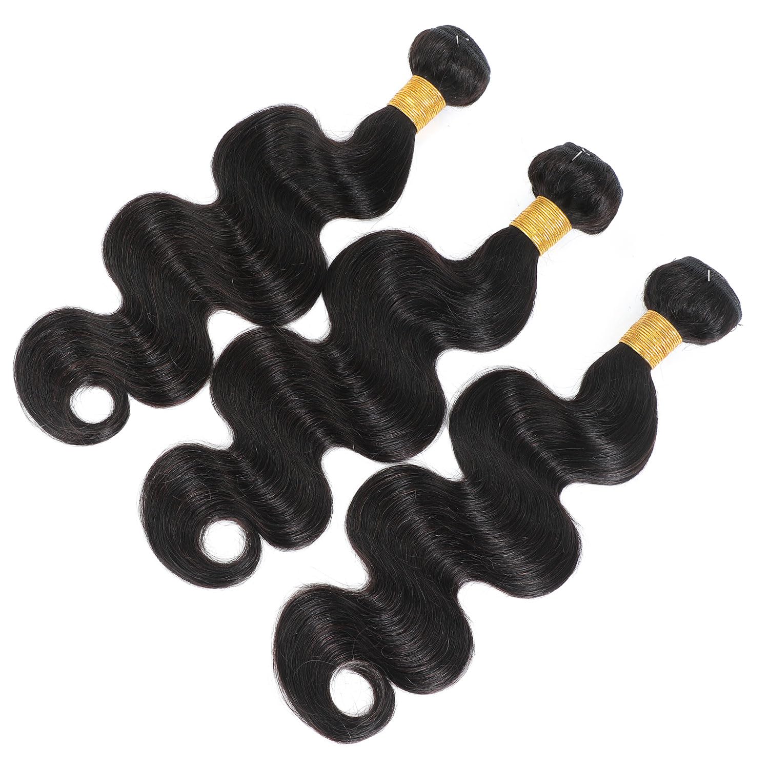 AngelBella Wholesale Human Hair Bundles 8-40 Inch 100% Unprocessed Brazilian Virgin Hair Glossy Quick Weave Body Wave Bundles Deals Natural Black Extensions