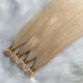 AngelBella I-Tip Hair Extensions European One Donor Raw Human Hair Light Colors