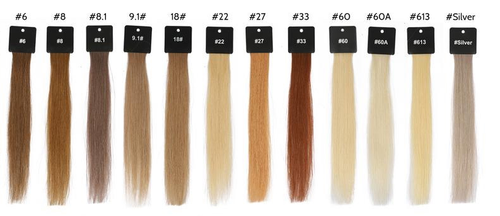 AngelBella Genius Weft Hair Extensions 30% ratio European Single Donor raw hair Light Colors