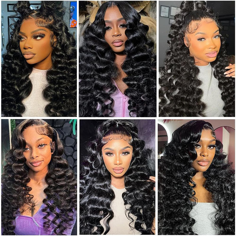 Vendor Wholesale Loose Wave Bundles 100% Unprocessed Virgin Remy Hair Loose Wave Bundles Weave Extension Double Weft Natural Wave Bundles