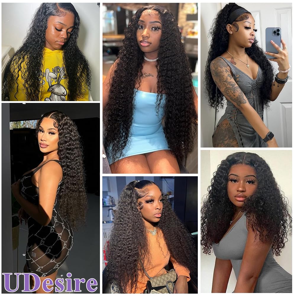 AngelBella Curly Single Bundles Human Hair Brazilian Virgin Hair Jerry Curly Wave Weave One Bundle Unprocessed Hair Extensions Natural Black 1 Bundle 12-40inch 95g/pc