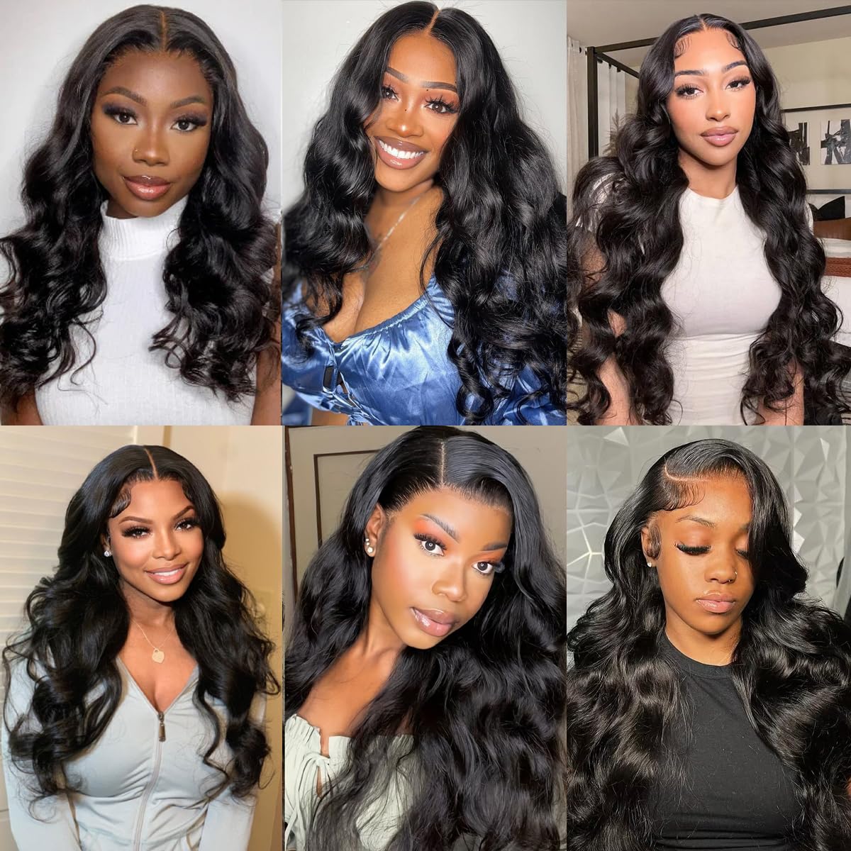 Body Wave Bundles Human Hair 12 14 16 18 20 22 24 26 30 32 40 Inch Human Hair Bundle 100% Unprocessed Brazilian Virgin Hair Bundles Human Hair Extensions for Black Women Natural Color