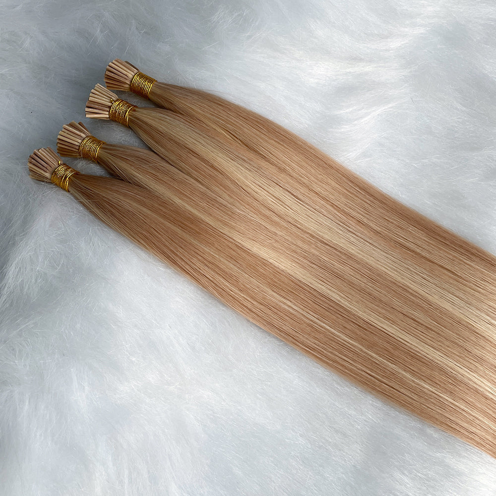 AngelBella I-Tip Hair Extensions Remy Human Hair Piano Colors