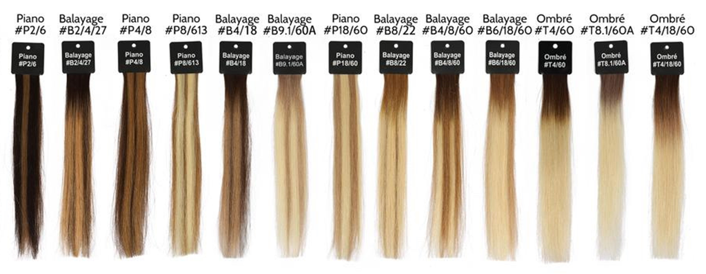 AngelBella Tape In Hair Extensions Human Hair, Piano, 50g 20pcs, Skin Weft Seamless Invisible, Silky Straight with Thick Ends, European oned onor raw hair