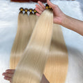 AngelBella I-Tip Hair Extensions European One Donor Raw Human Hair Ombre Colors
