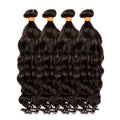 AngelBella Remy Brazilian Natural Wave Hair Bundles 100% Unprocessed Virgin Human Hair Extensions Weave Natural Color (12 14 16 18 20 22 24 26 28 30 32 34 36 38 40)