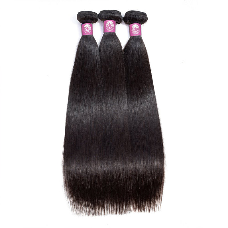 AngelBella DD Diamond Hair Natural Color Hair Weave Double Drawn 100% Human Hair Bundles