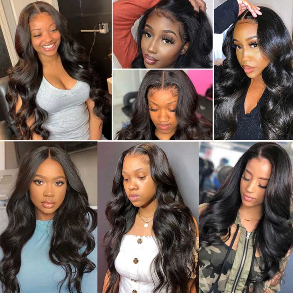 AngelBella Glory Virgin Hair 13X4 Body Wave Raw Hair HD Lace Frontal Human Hair Wigs