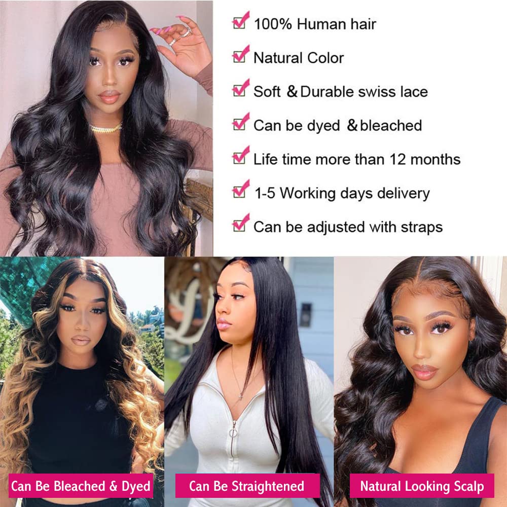 AngelBella Glory Virgin Hair 13X4 Body Wave Raw Hair HD Lace Frontal Human Hair Wigs