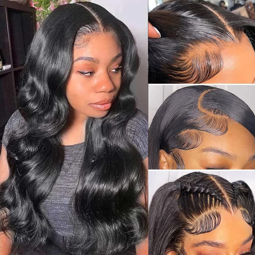 AngelBella Glory Virgin Hair 13X4 Body Wave Raw Hair HD Lace Frontal Human Hair Wigs