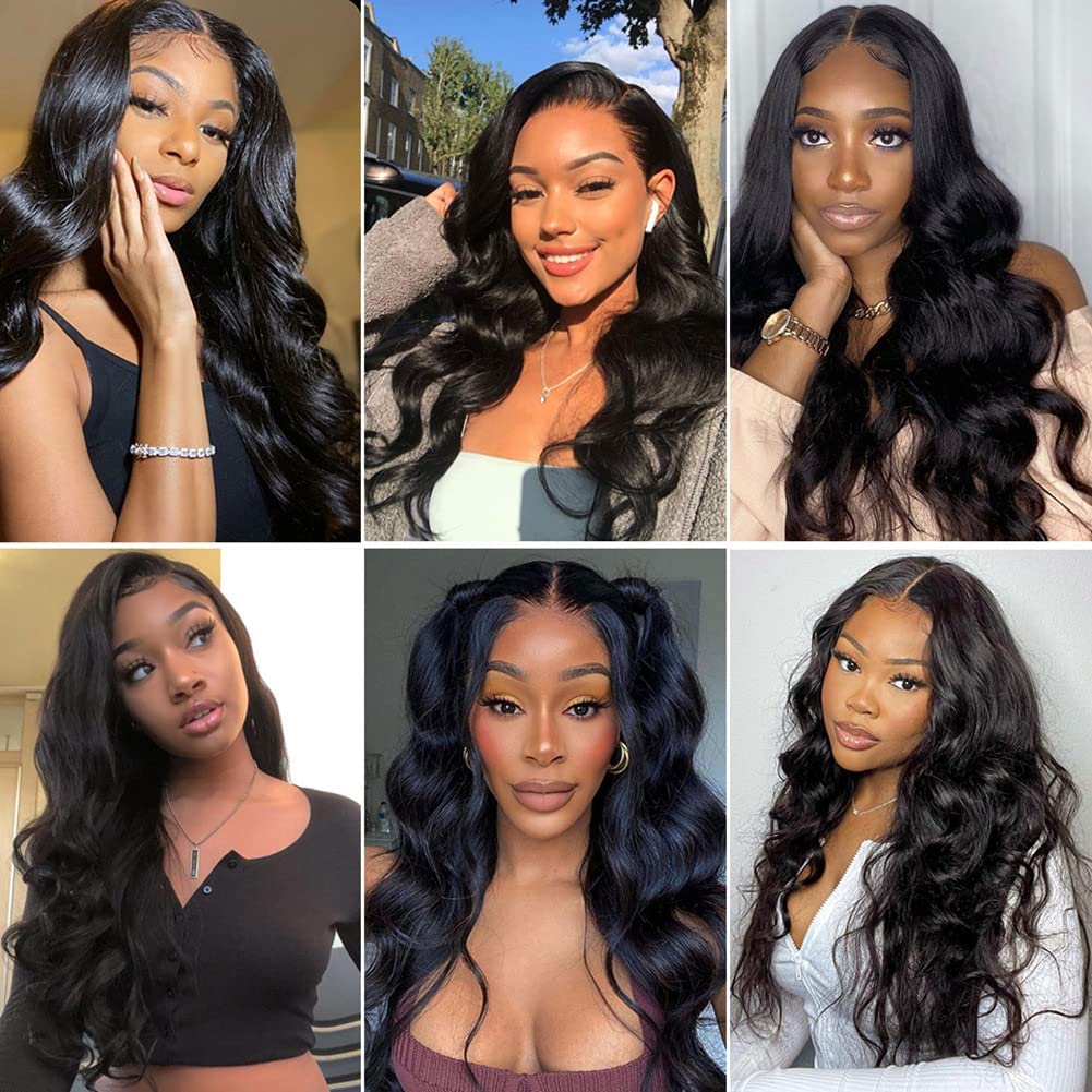AngelBella DD Diamond Hair 13X4 HD Lace Frontal Body Wave Human Hair Wigs