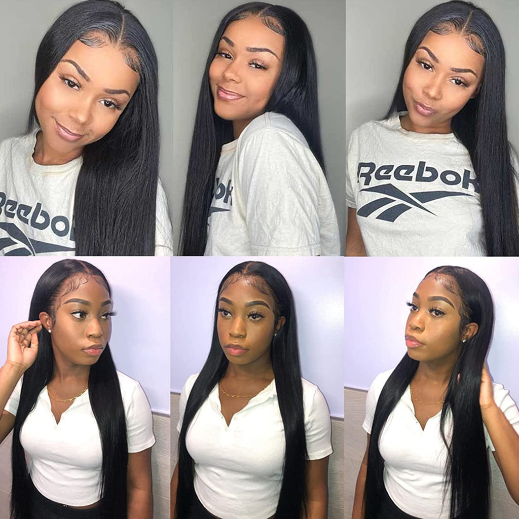 AngelBella DD Diamond Hair 13X4 HD Lace Frontal Straight Human Hair Wigs