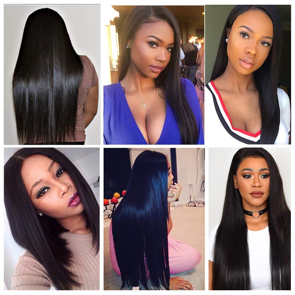AngelBella Queen Doner Virgin Hair Straight Raw Hair 360 HD Lace Human Hair Wigs