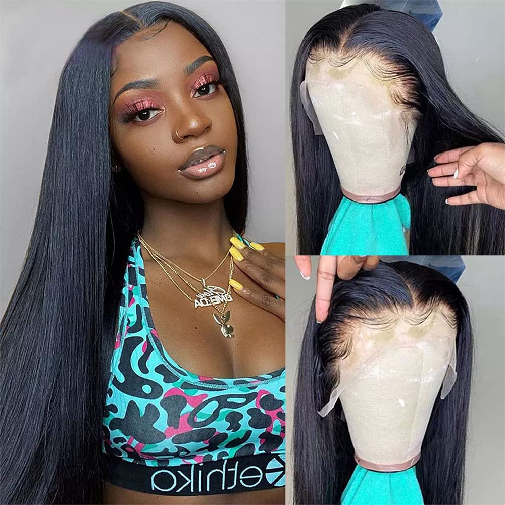 AngelBella Queen Doner Virgin Hair Straight Raw Hair 360 HD Lace Human Hair Wigs