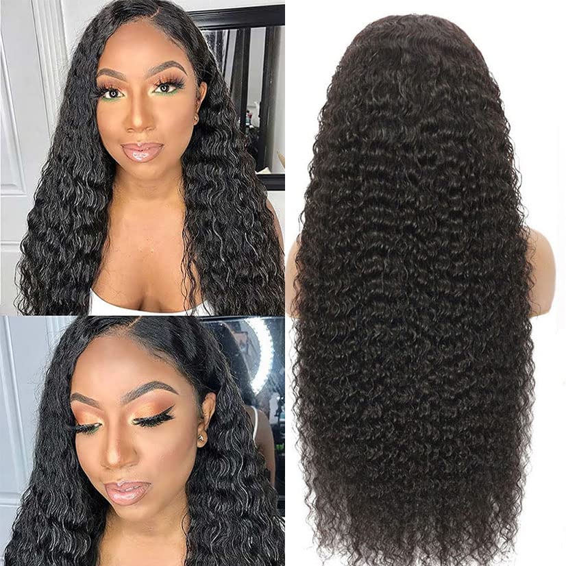 AngelBella DD Diamond Hair 5X5 HD Lace Closure Water Wave Human Hair Wigs