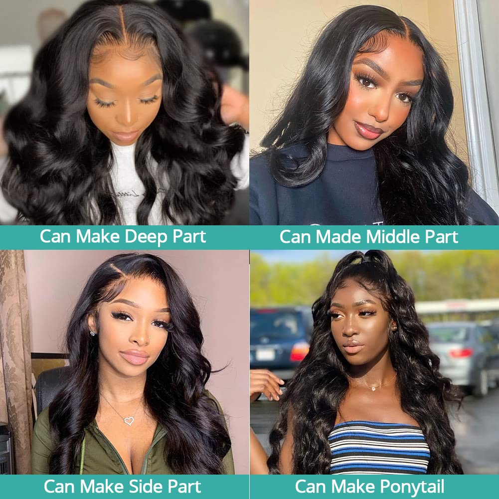 AngelBella DD Diamond Hair 5X5 HD Lace Closure Body Wave Human Hair Wigs