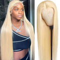 AngelBella Glory Virgin Hair 13X4 Straight Raw Hair 613 HD Lace Frontal Human Hair Wigs